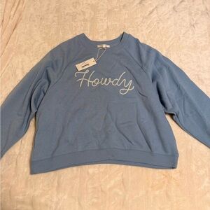 Z SUPPLY “Howdy” Embroidered Sweatshirt